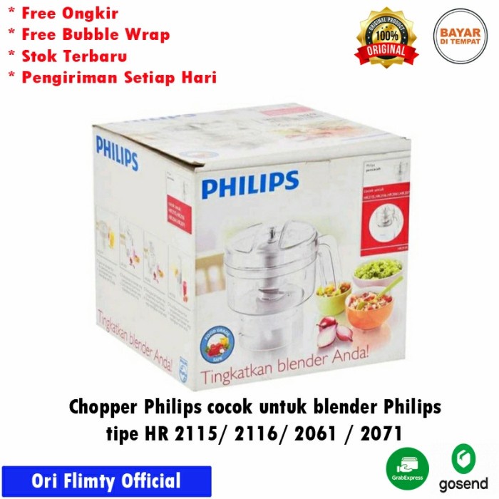 Chopper Penggiling Daging Philips HR 2939