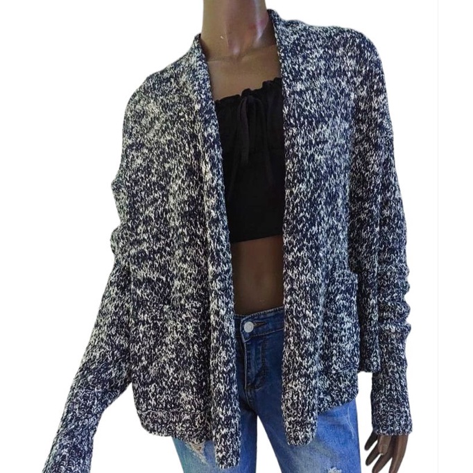 preloved branded original Abercrombie & fitch knit/rajutan cardigan outer wool