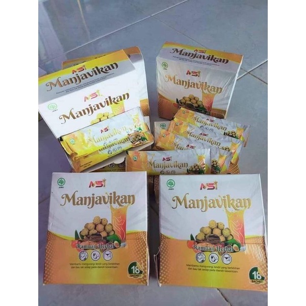 

(BISA COD) Manjavikan Jamu Rapet Original @ 1 saset