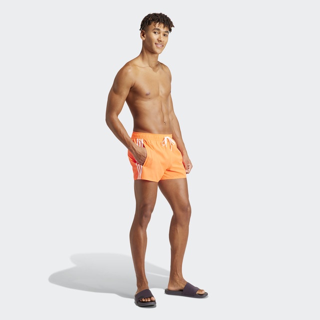 ADIDAS SWIM Celana Pendek Renang Model Sangat Pendek 3-Stripes CLX Pria Merah IS2053
