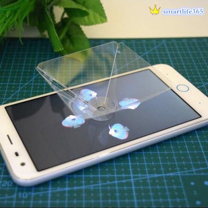 1PC MINI 3D HOLOGRAM PYRAMID DISPLAY PROJECTOR VIDEO STAND UNIVERSAL