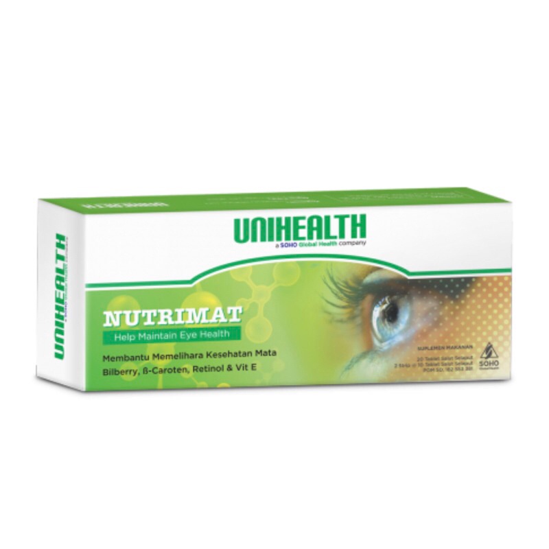 Nutrimat Nutrisi Mata Vitamin E 20 kapsul Unihealth Soho