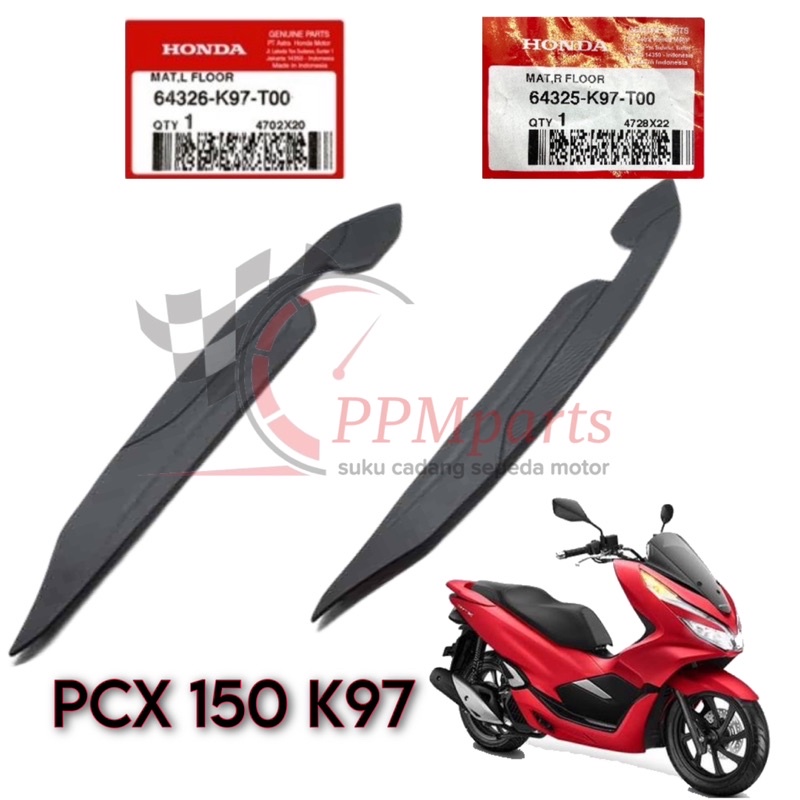 Karet Bordes Pijakan Kaki PCX 150 K97 AHM 64325K97T00  64326K97T00