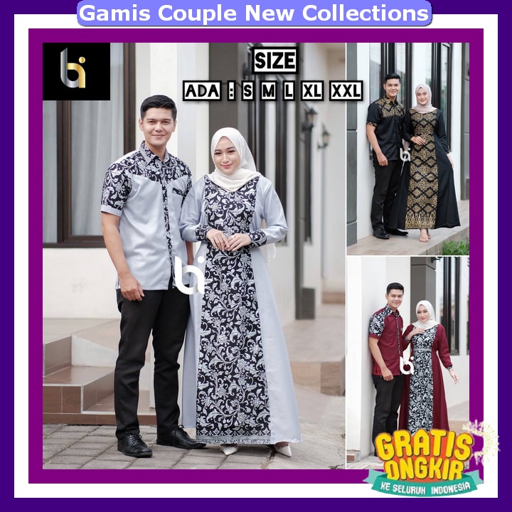 Gamis Cople Pasangan Suami Istri Gamiz Kauple Kluarga Murah Impor Gamis Couple Ibu Anak Premium Gami
