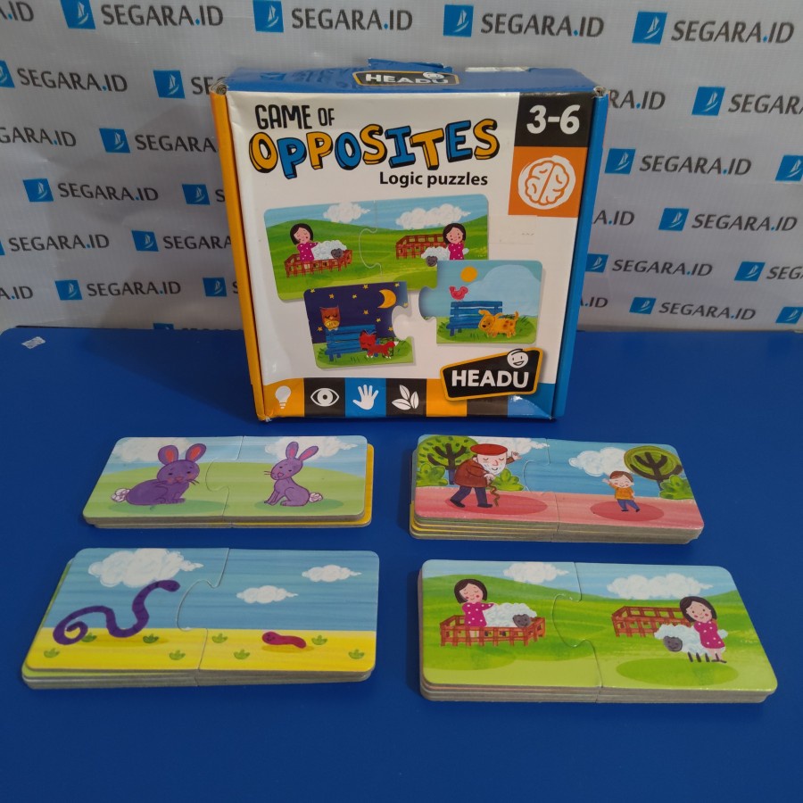 Board Game - Game of Opposites Logic Puzzle by Headu