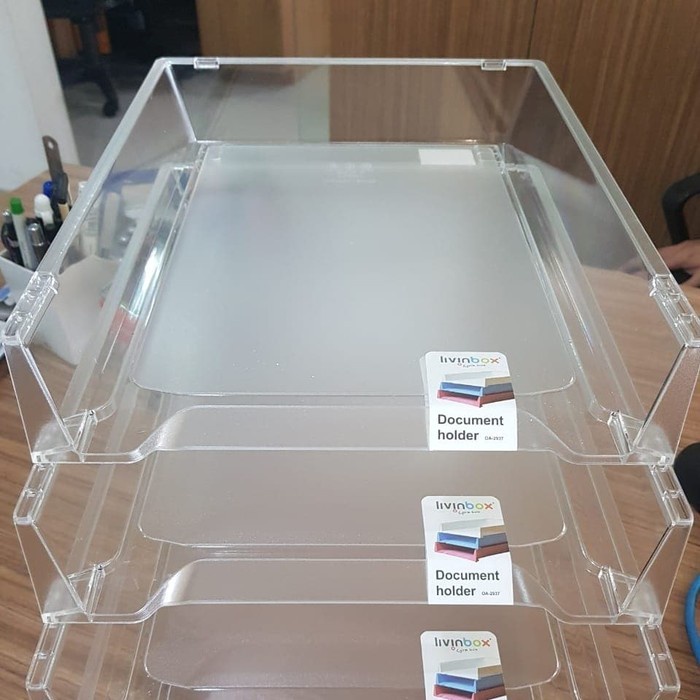 

Rak File Susun OA-2937 Shuter Letter Tray (Transparent White)