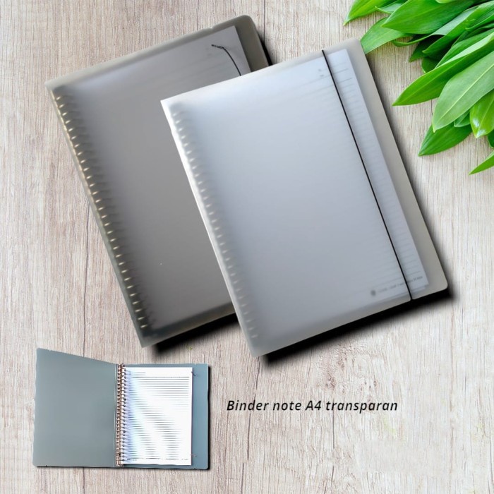

Promo Map Binder Note Loose Leaf A4 30 Ring Besi Notebook Cover S Transparan