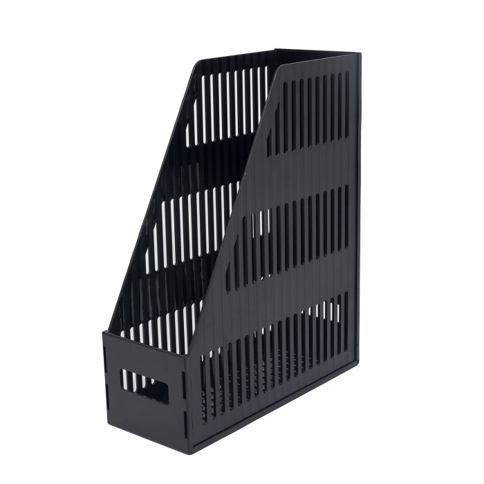 

Promo Bantex Magazine File (Box File) Knock Down 10Cm Black #9851 10