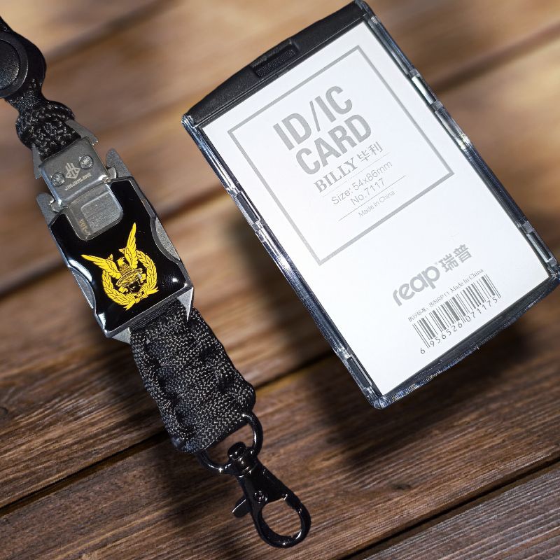 

TALI LANYARD ID CARD LOGO TNI ANGKATAN UDARA / AU