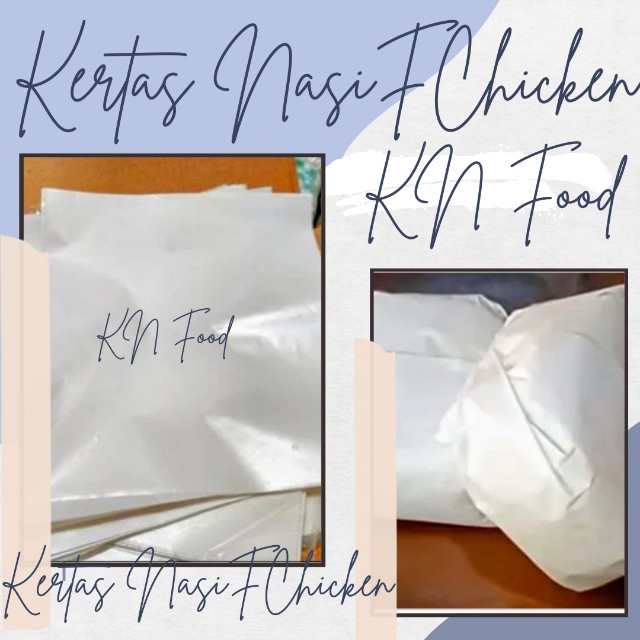 Denimb Kertas Nasi Fried Chicken 1 Rim - Kertas Pembungkus Nasi Fried Chicken