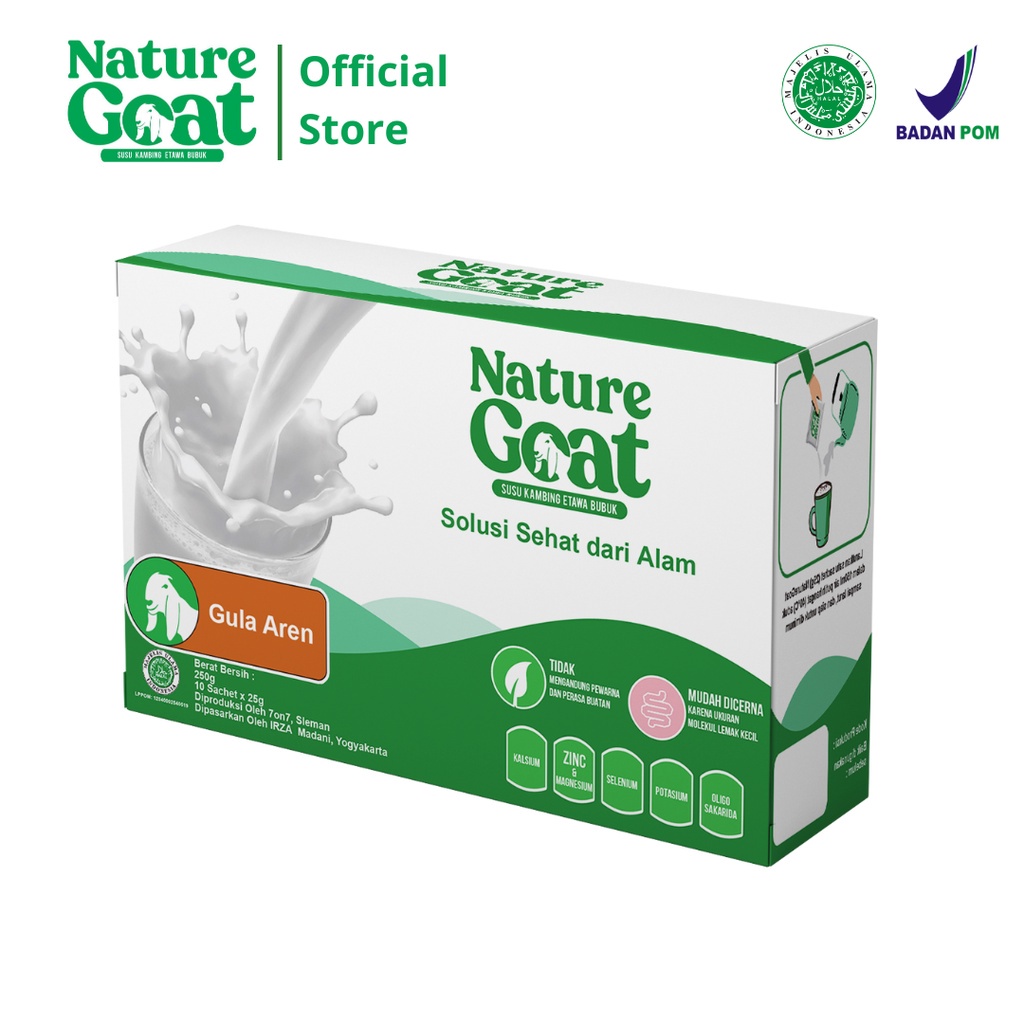 

Susu Kambing Etawa Rasa Gula Aren - Naturegoat