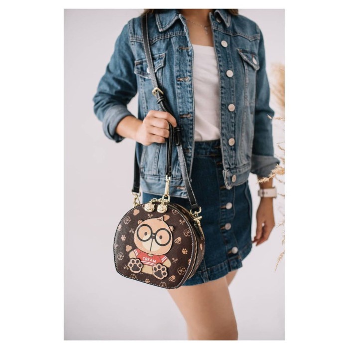 Tas Sling Woman Cream Bear C10886 - CreamBear Original