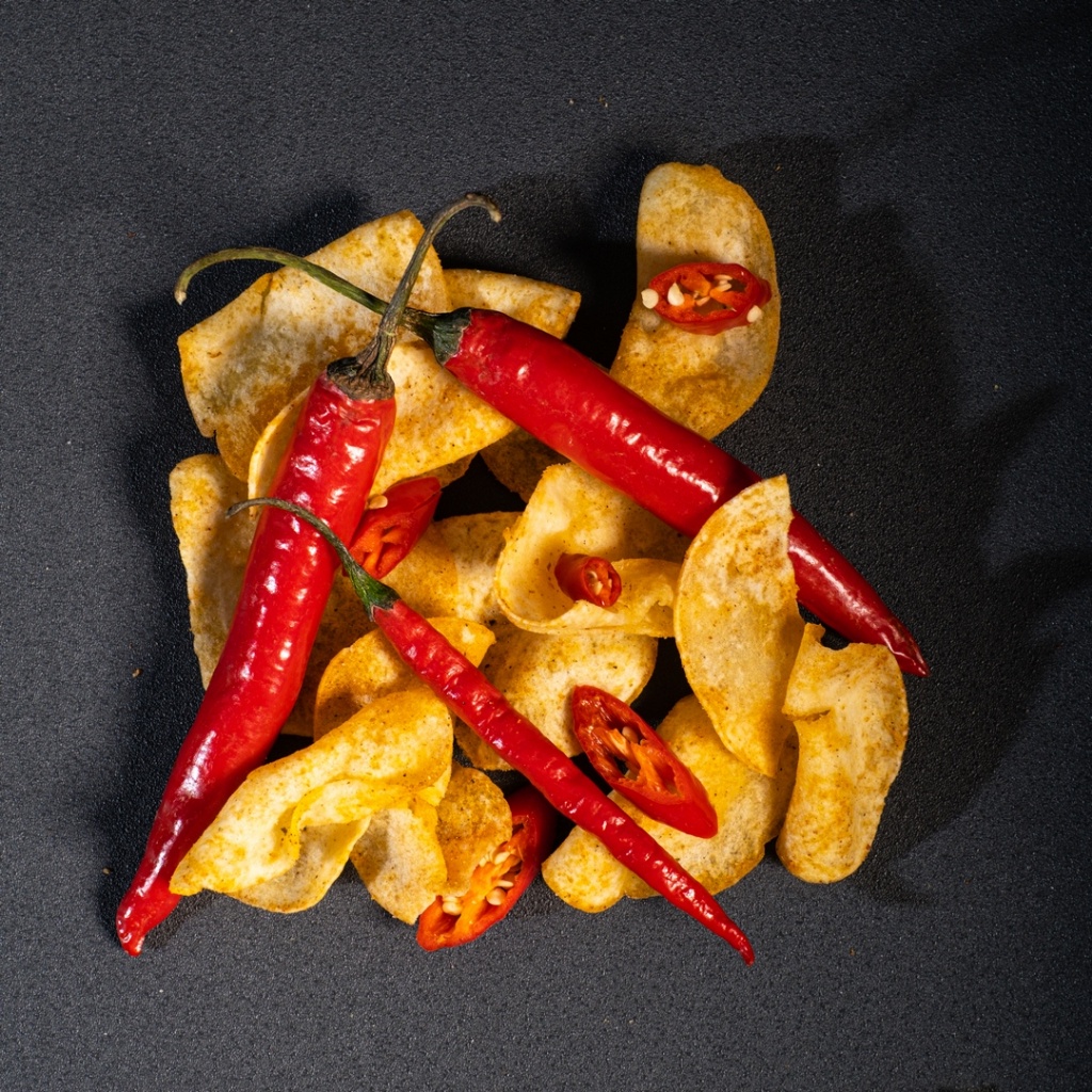 

Cassa Artisan Chips Spicy Mala 120Gr X 5Pcs