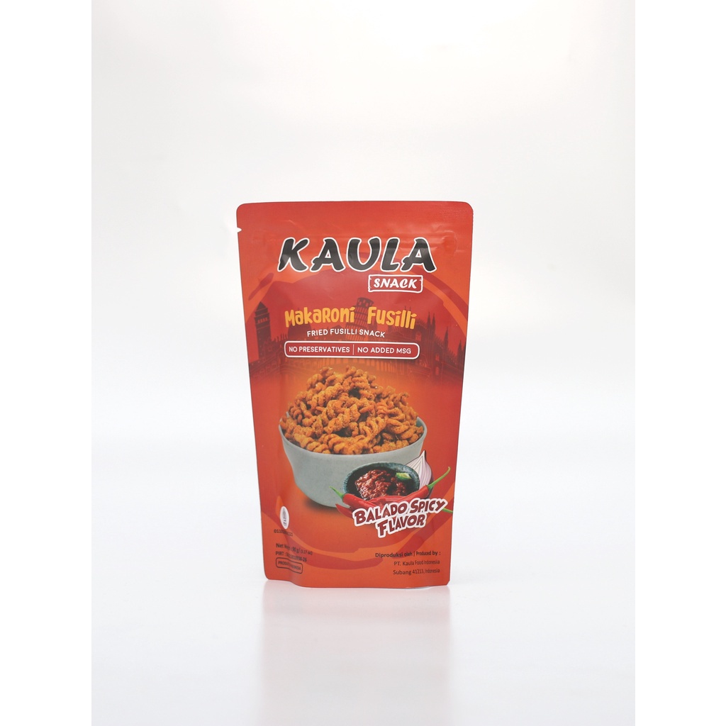 

Paket Bunding 4 Pcs - Kaula Sna Makaroni Fusilli Balado Spicy Flavor [Non Msg]