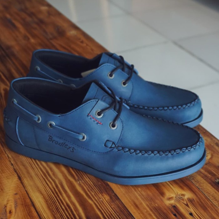 Promo Bradleys - Sepatu Casual Pria - Zapato Navy - Original