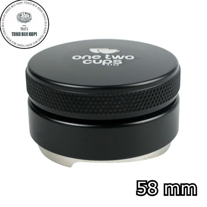 

DISTRIBUTOR MACARON TAMPER STAINLESS COFFEE KOPI POWDER FLAT 58mm