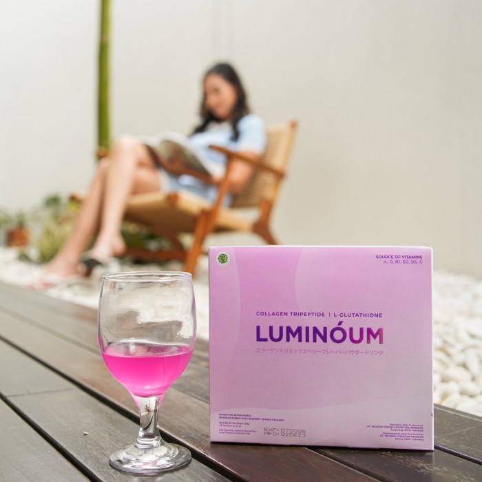 Bundling Package Luminoum Collagen Dan Lumislim Fiber Drink