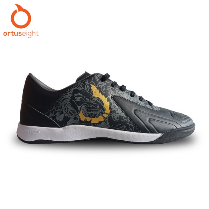 Sepatu Futsal Running Ortuseight Jogosala Original Premium Hitam Kuat