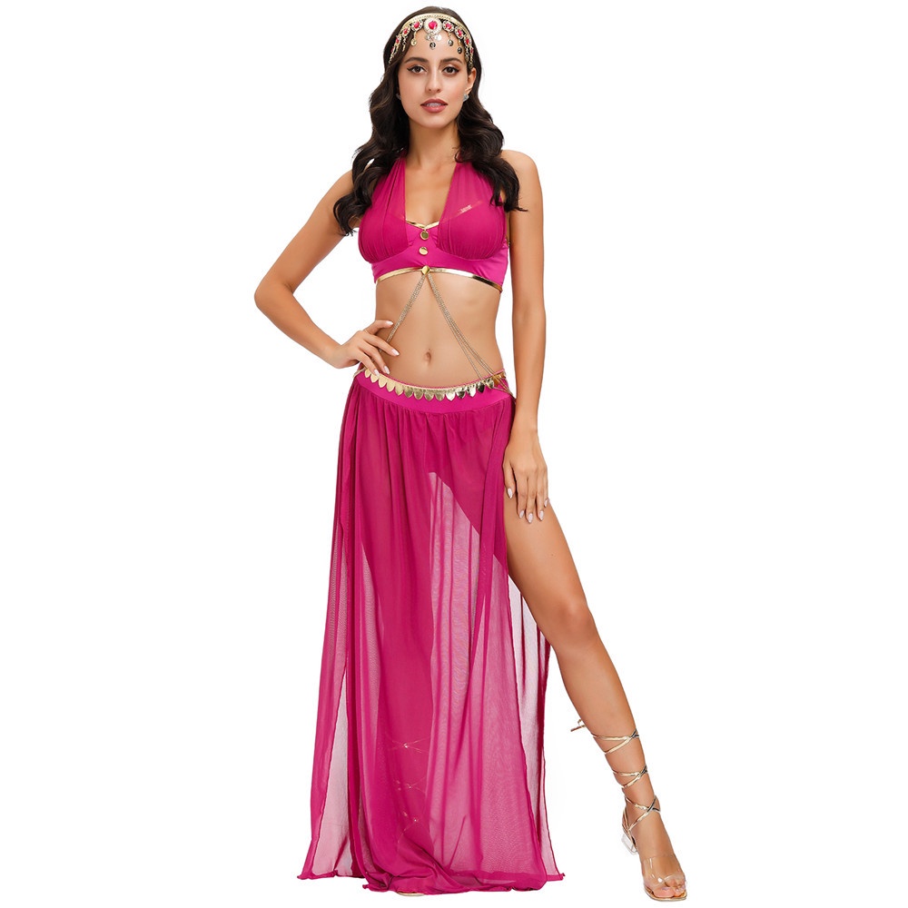 Halloween Indian Costume Female Dance Costume Arabic Dancing Dress Dancer Clothes Female Belly Dance