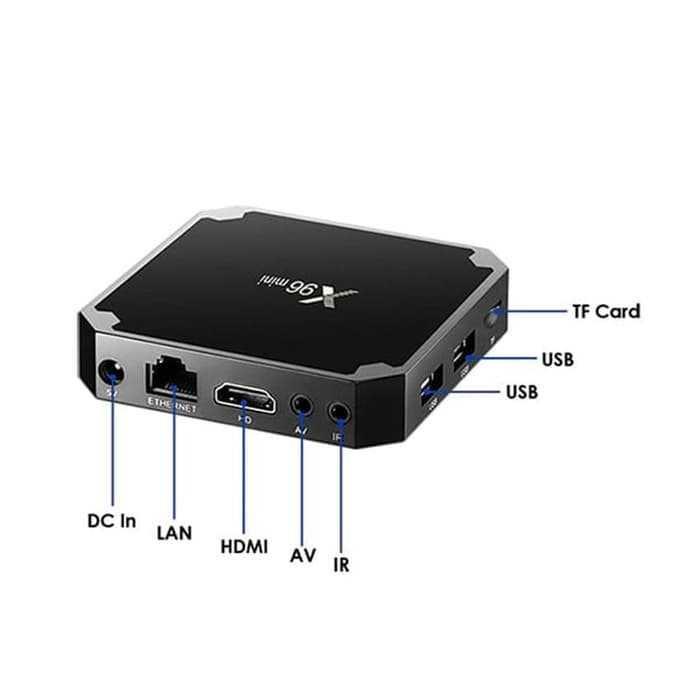 X96 Mini Smart Tv Box Ram 2 Gb Rom 16 Gb 4K Android Televisi Box Mka-403