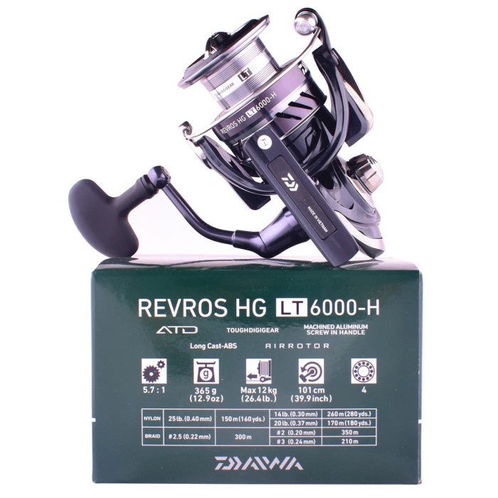 REEL SPINNING DAIWA REVROS HG LT 2020 - 6000H INDONESIAMEMANCING