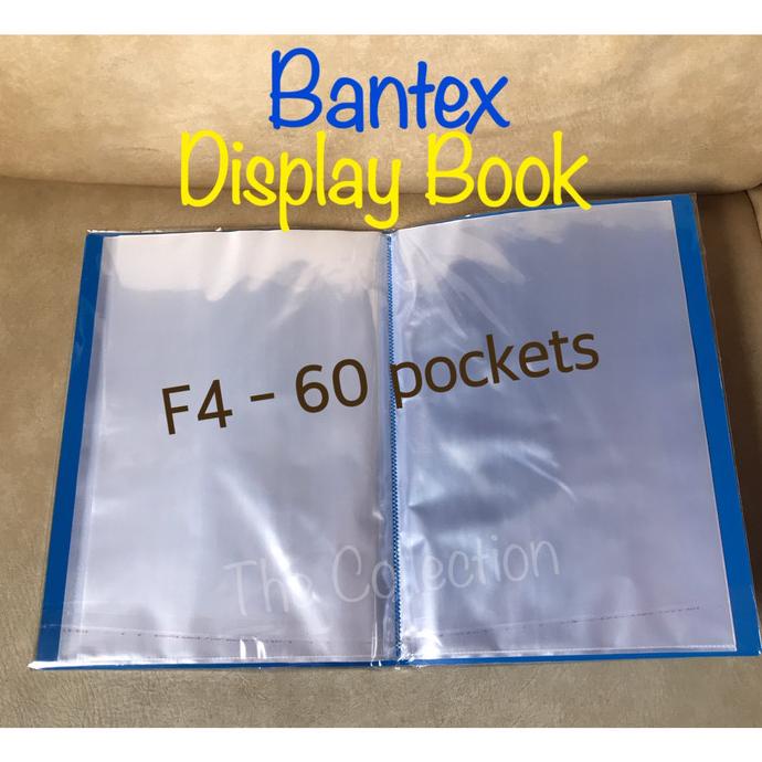 

ATK0686BX 60 pocket F4 Display Book 3187xx Bantex Clear Holder Folio