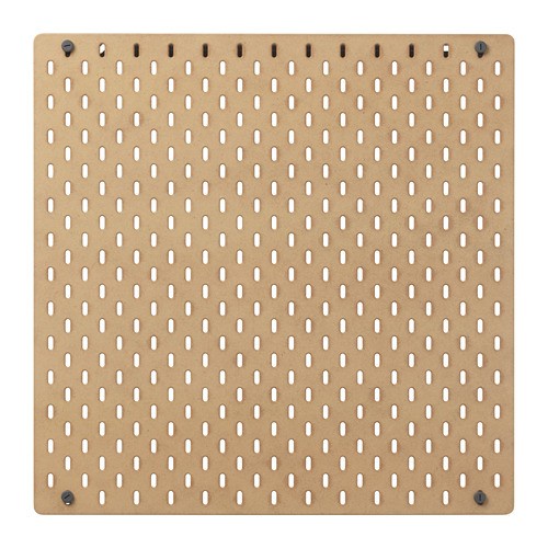 

Promo Ikskadis Papan Berlubang Warna Kayu 56X56 Pegboard Penyimpanan Dinding