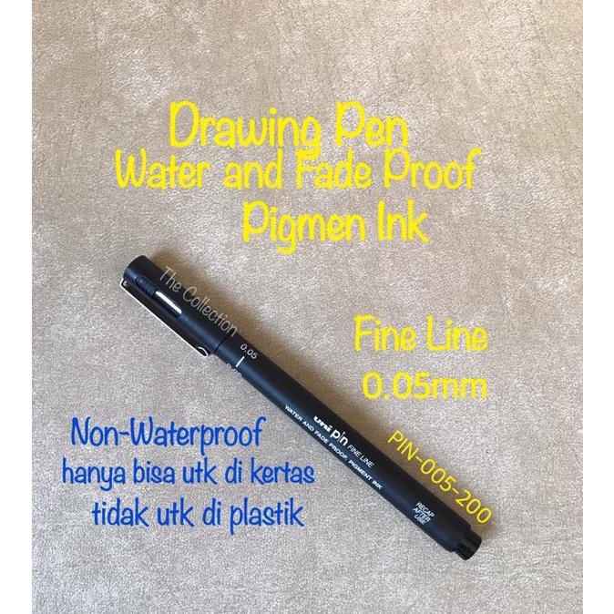 

ATK0654UN UNI 0.05 Fine Line Drawing Pen 798805 PIN 005-200 Pulpen