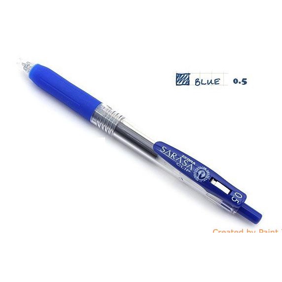 

ATK0274SR JJ15BL BLUE 0.5 Pen Zebra Sarasa Clip Gel Ink pulpen tulis