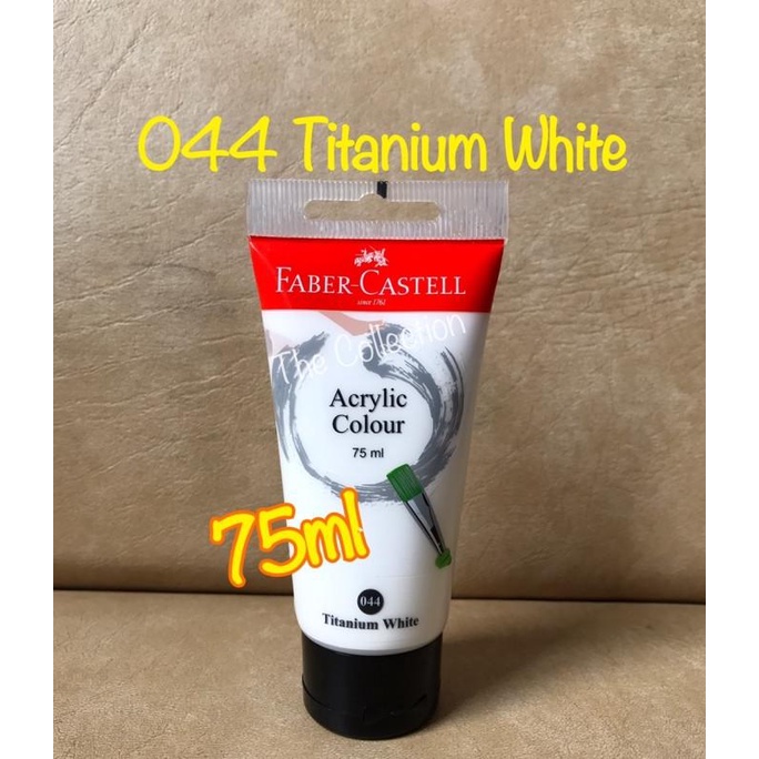 

ATK447FC 75ml 044 Titanium White 187501 Faber Cat Acrylic Akrilik