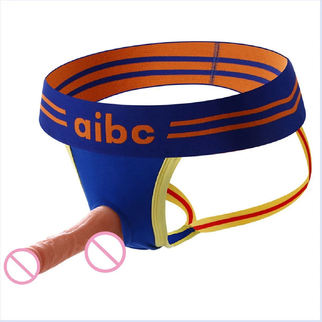 Men's Hollow Out Underwear Penis Ring Underwear Front Open Thongs Sexy Open Crotch Thongs Butt Under