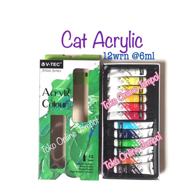 

6ml 12wrn Cat Acrylic VT-612/A Akrilik Cet VTec V-Tec V Tec ATK1284VT