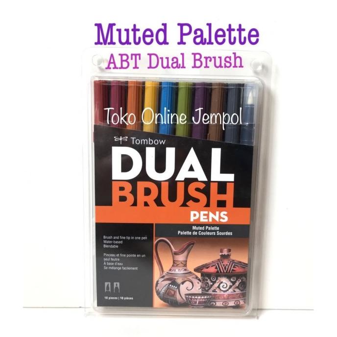

Muted Palette ABT Dual Brush Tombow 56186 Marker Spidol Set ATK0872TW