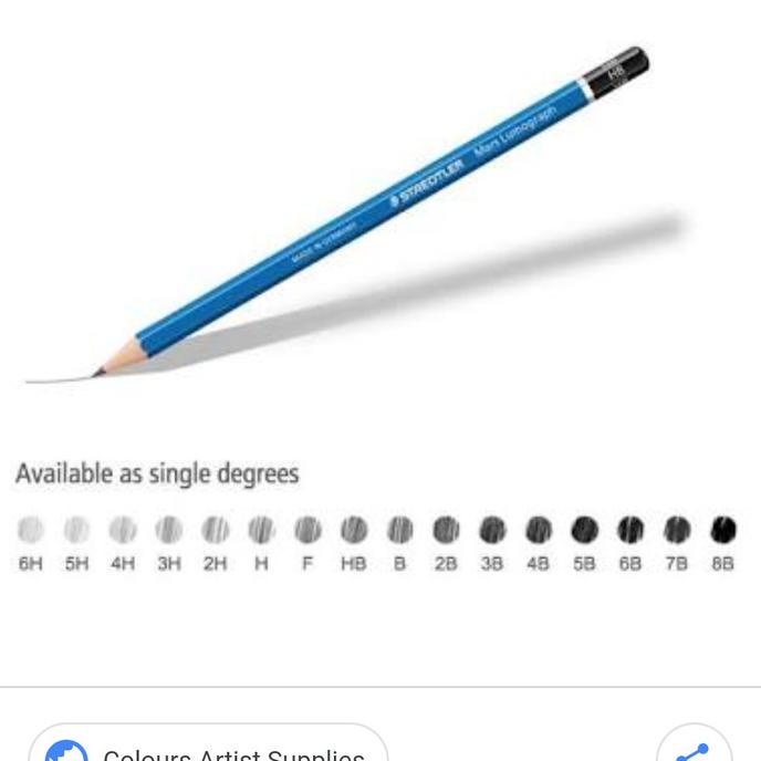 

ATK0719ST biru 9B Mars Lumograph 100-9B Pensil Staedtler Sketch Pencil