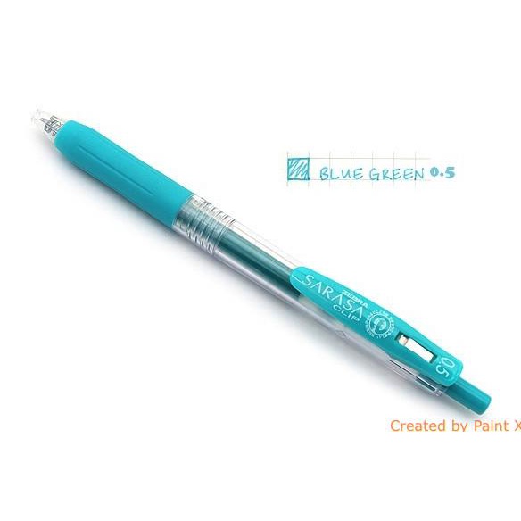 

ATK0277SR JJ15BG BLUEGREEN 0.5 Pen Zebra Sarasa Clip Gel Ink japan