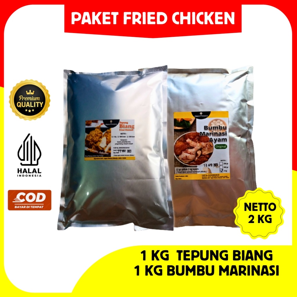 

Tepung Biang Bumbu Marinasi Fried Chien 1 Kg