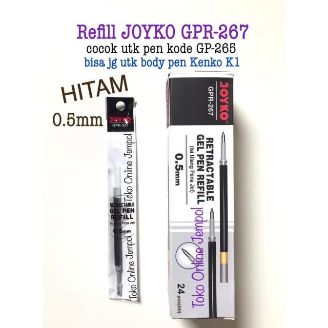 

REFILL pulpen JOYKO GPR-267 0.5 hitam tinta gel isi ulang GP ATK0970JY