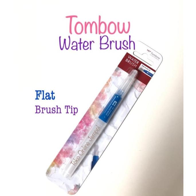

FLAT Water Brush Tip Kuas Cat Air Color 160033 Tombow ATK0878TW