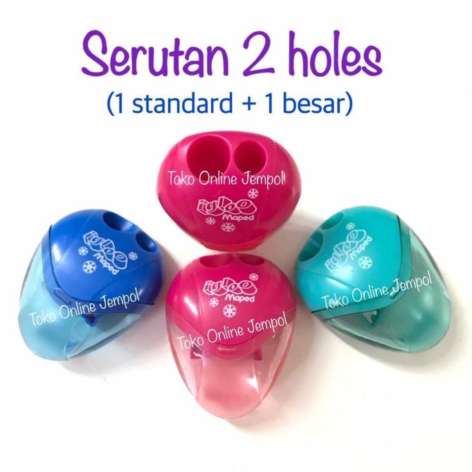 

ATK0013 Serutan 2in1 Maped Igloo Sharpener 2 holes PS634756 kerikan at