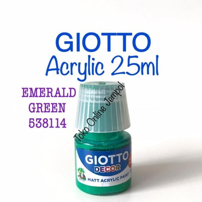 

SERI HIJAU 25ml Cat Acrylic Giotto satuan Akrilik Paint GREEN SERIES
