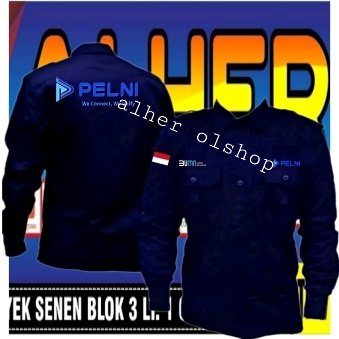 Kemeja Pelni Baju Pelni Seragam Pelni Pakaian Dinas Pelni Baju Kerja