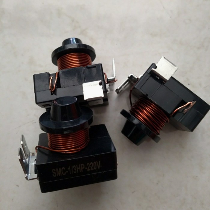 Ptc Relay Rilai Kulkas Gulung 1/5hp 3 Pin 3pin