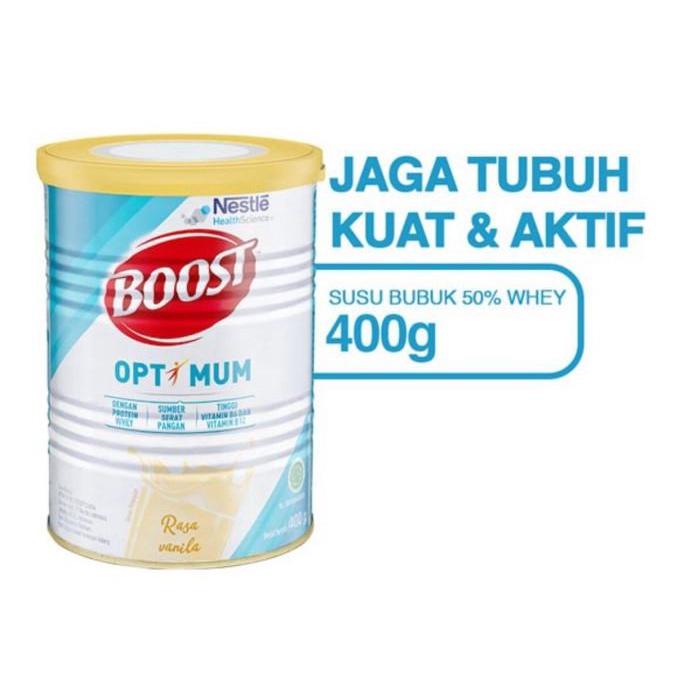 

NESTLE BOOST Optimum - Susu Nutrisi Dewasa & Lansia - 400g & 800g TM99