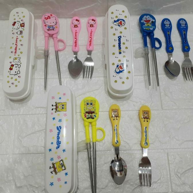 SENDOK SET DAN SUMPIT ANAK KARAKTER