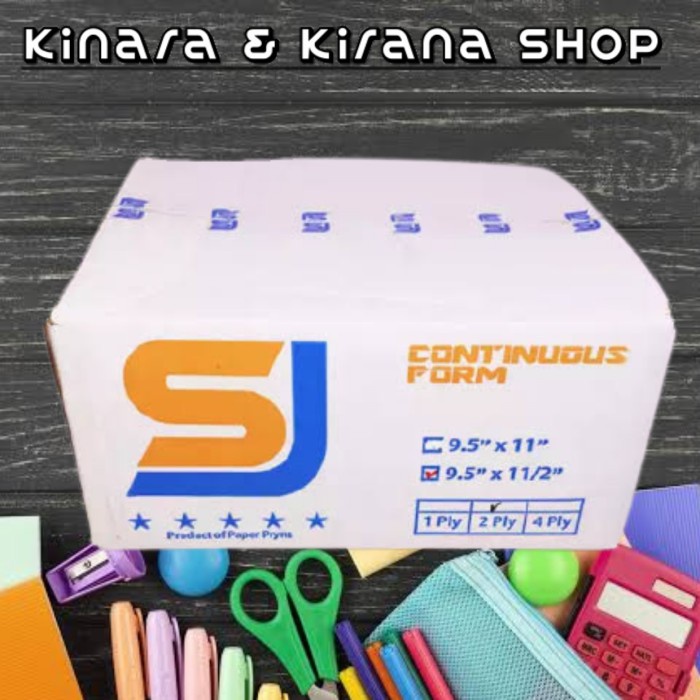 

Promo Kertas Continues Form Sj 9.5 X 11 / 9.5 X 11.2 2 Ply