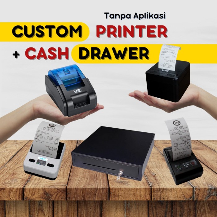 Promo Paket Printer / Cash Drawer - Tanpa Aplikasi