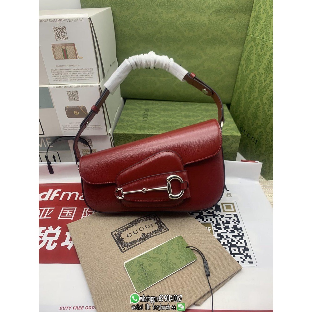 latest version Gucci horsebit 1955 underarm baguette shoulder messenger flap authentic quality