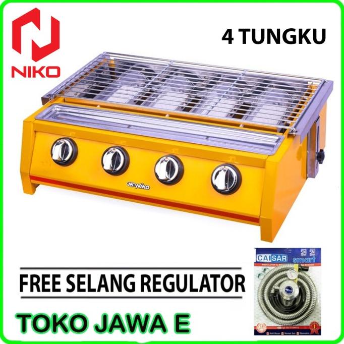 KOMPOR PANGANGAN SOSIS/BAKARAN SERBAGUNA NIKO 4 Tungku