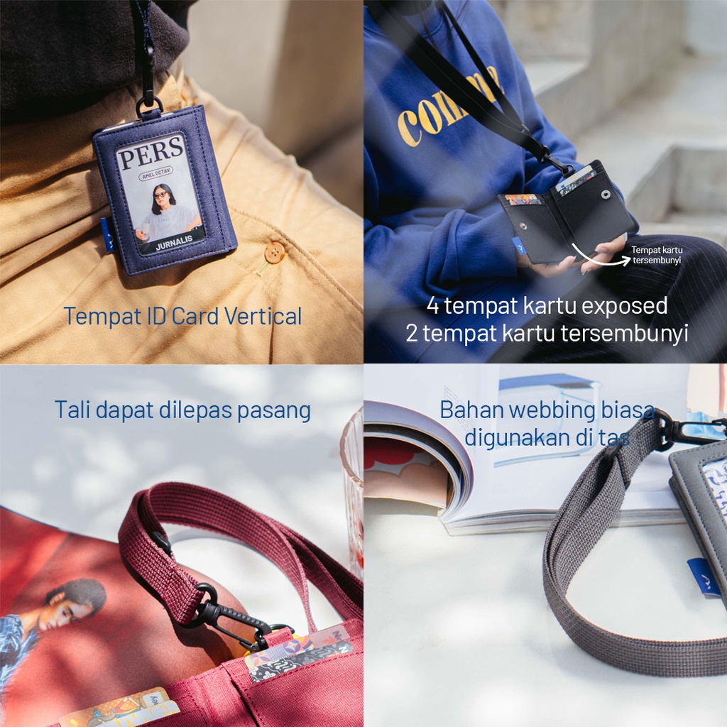 

Wallts Lorey - Lanyard Name Tag Id Card Pria Wanita