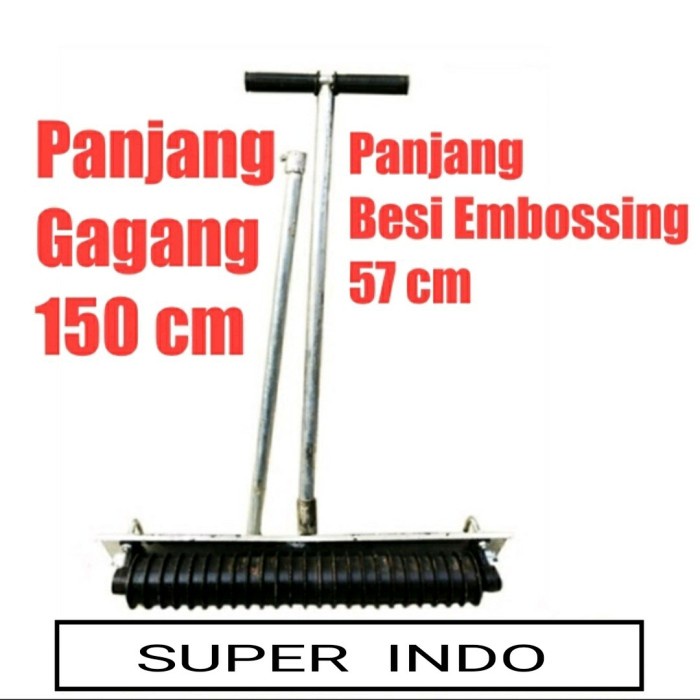 

Promo Penggaris Roll Jalan / Floor Embosser/Embossing Garis Semen Cor Dll